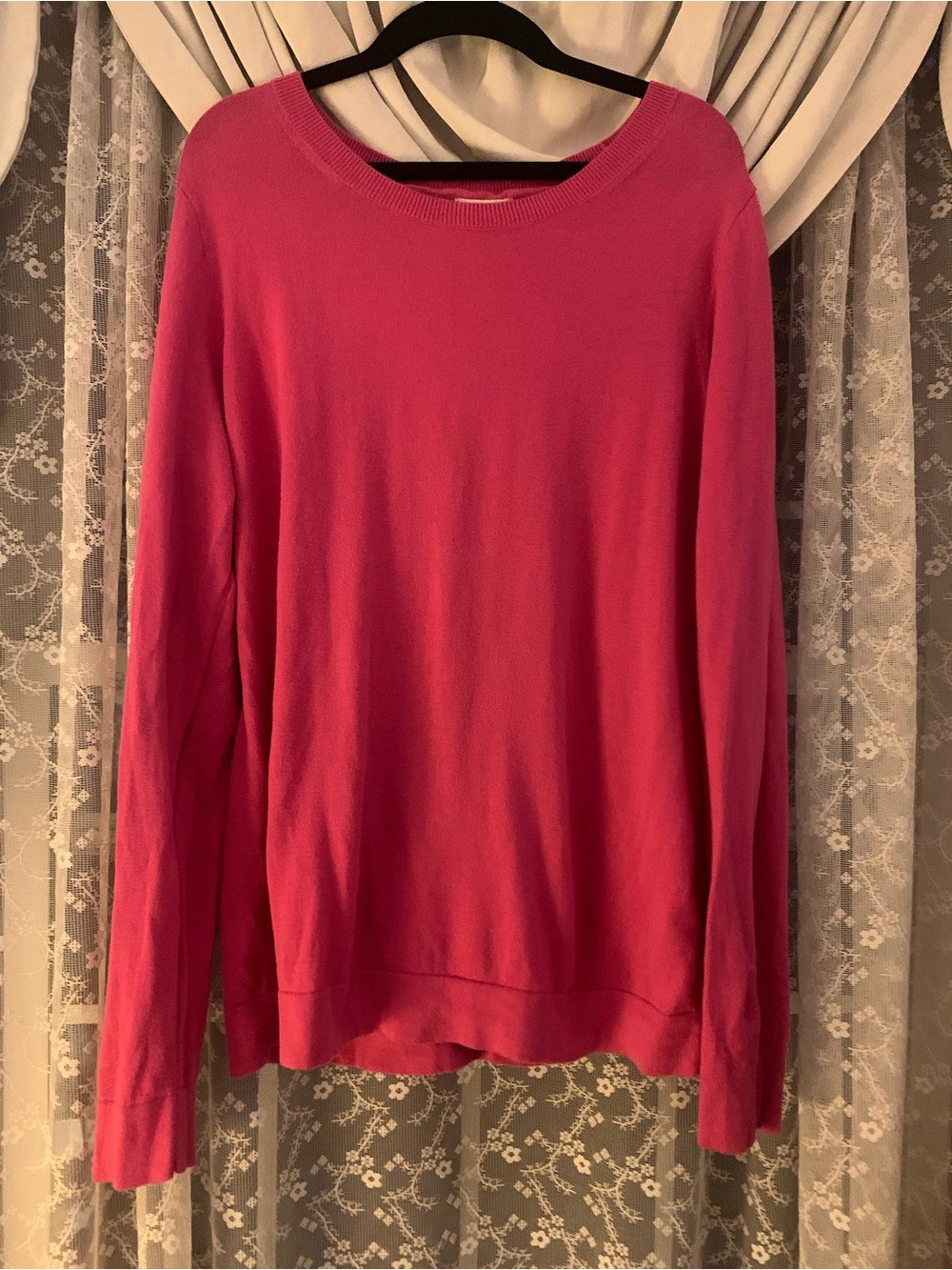 J. Crew Pink Crewneck Sweater